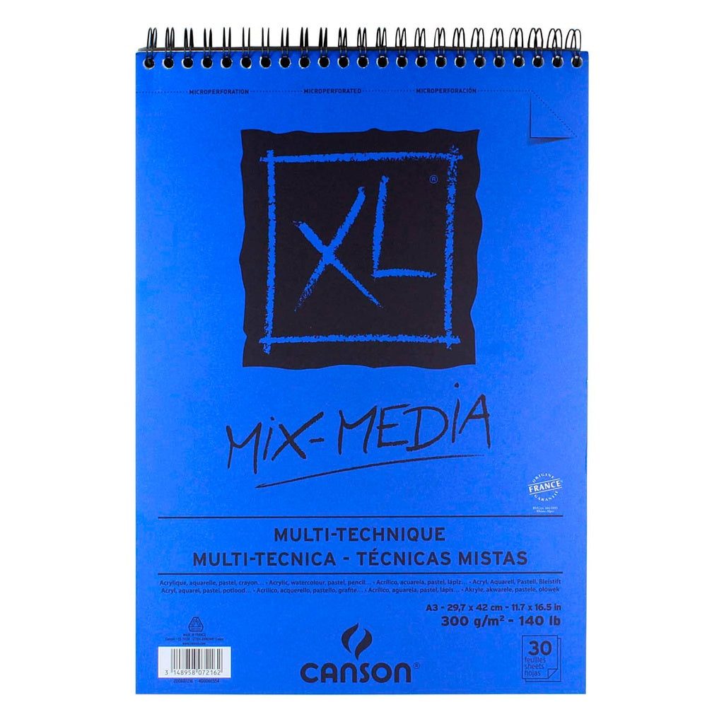 Canson XL - Croquera Mix Media para Técnicas Mixtas 300 g/m2