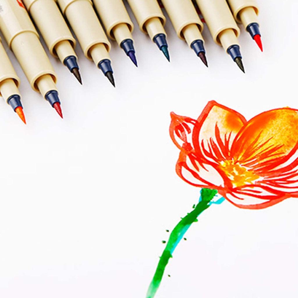 Set de Tiralínea Pigma Brush Sakura 8 Colores