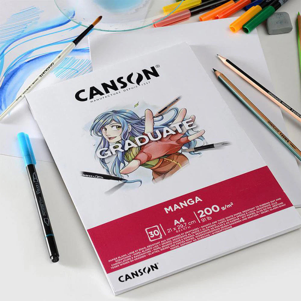Canson - Block Manga A4 30 hojas 200 g/m2