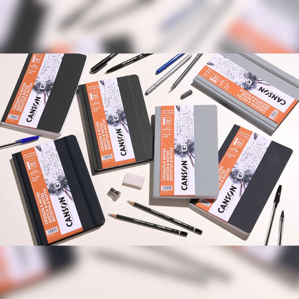 Canson Graduate - Libreta Art Book Croquis & Notes A5 14,8 x 21 cm
