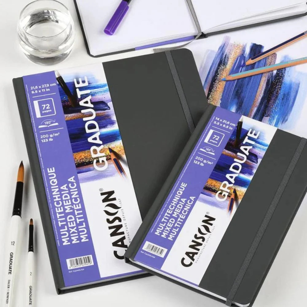 Sketchbooks GRADUATE MULTITECNICA 72hj 200gr Color: Blanco, A5