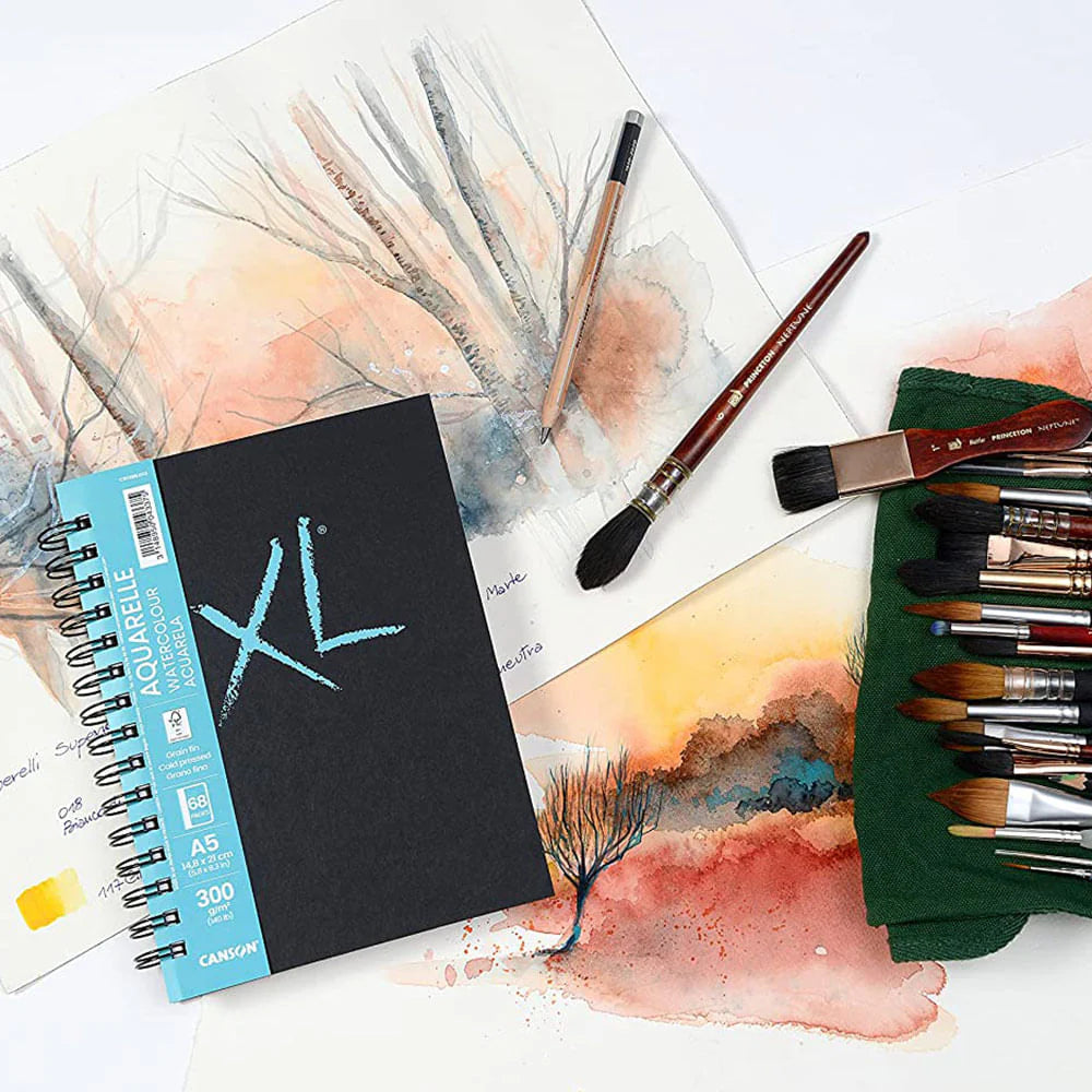 Canson XL - Croquera Aquarelle A5 34 Hojas 300 g/m2