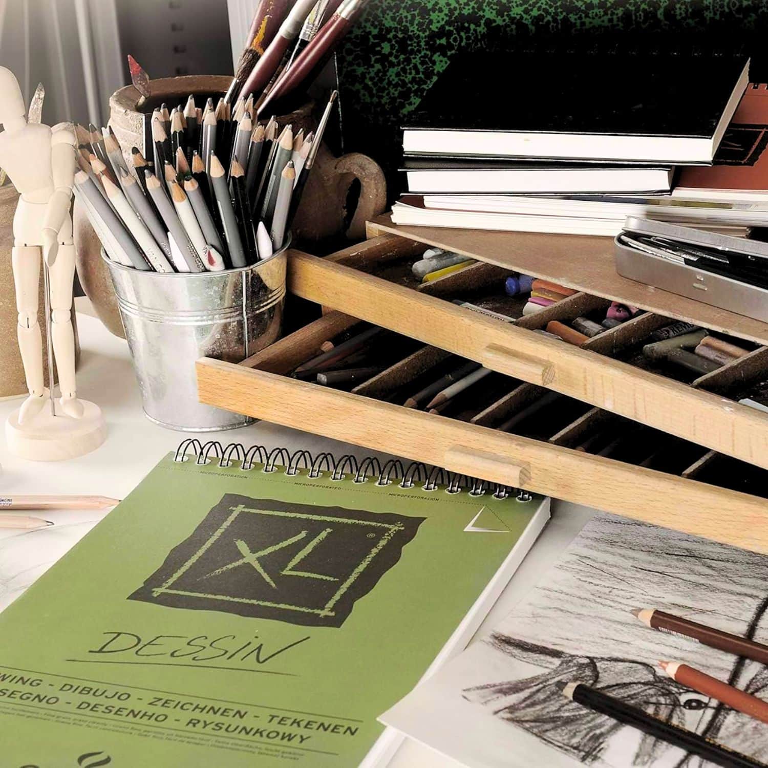 Canson XL - Croquera Dessin para Dibujo 160 gm2