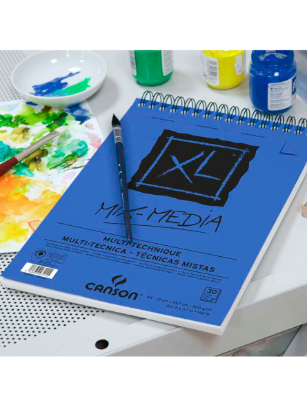 Canson XL - Croquera Mix Media para Técnicas Mixtas 300 g/m2