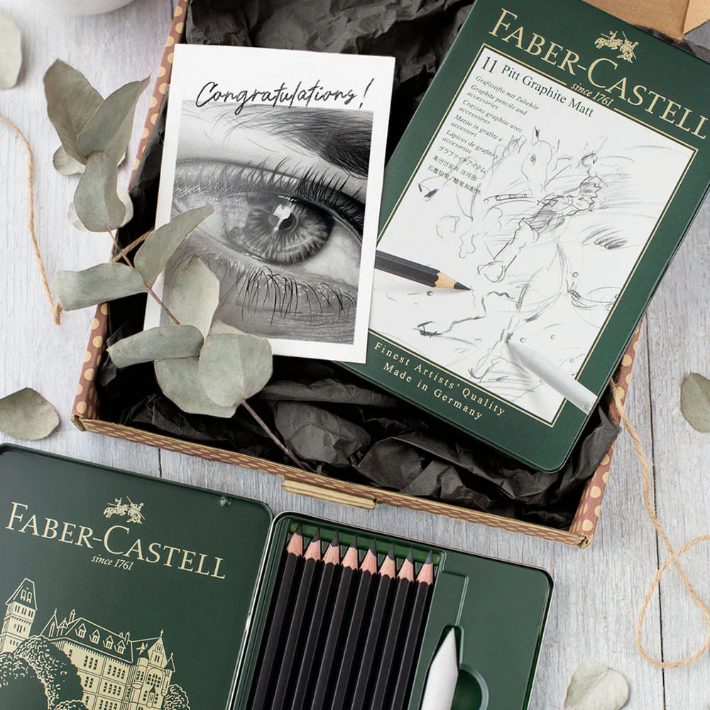 Faber Castell Pitt - Set 11 Lápices Grafito Graphite Matt