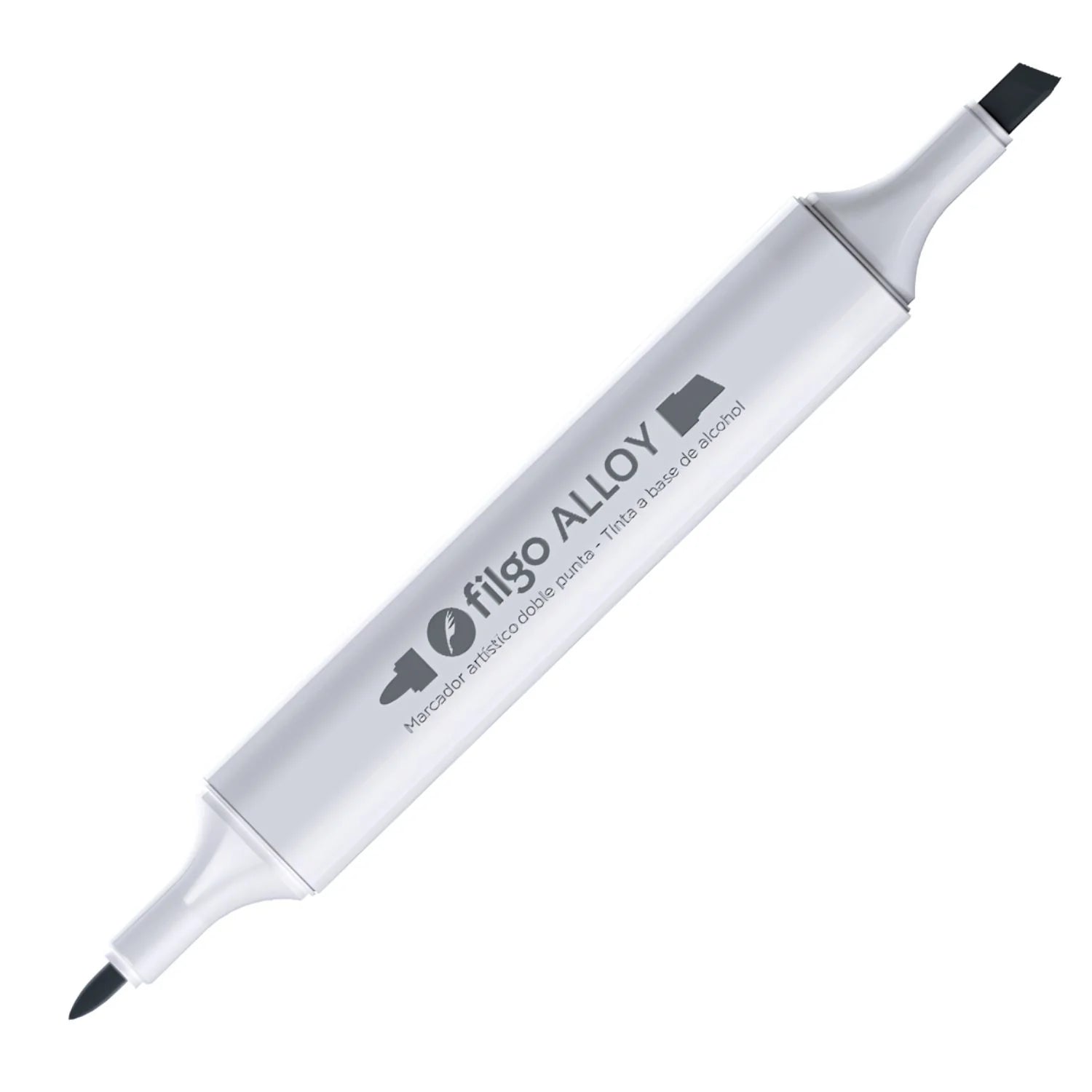 Filgo Alloy - Set 12 Marcadores al Alcohol Tonos Grises Neutros