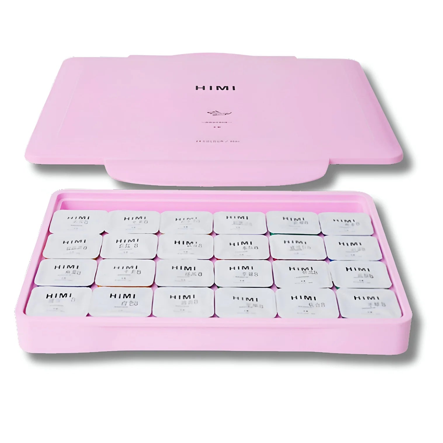 Himi - Set 24 Gouache Potes 30 g Estuche Rosado