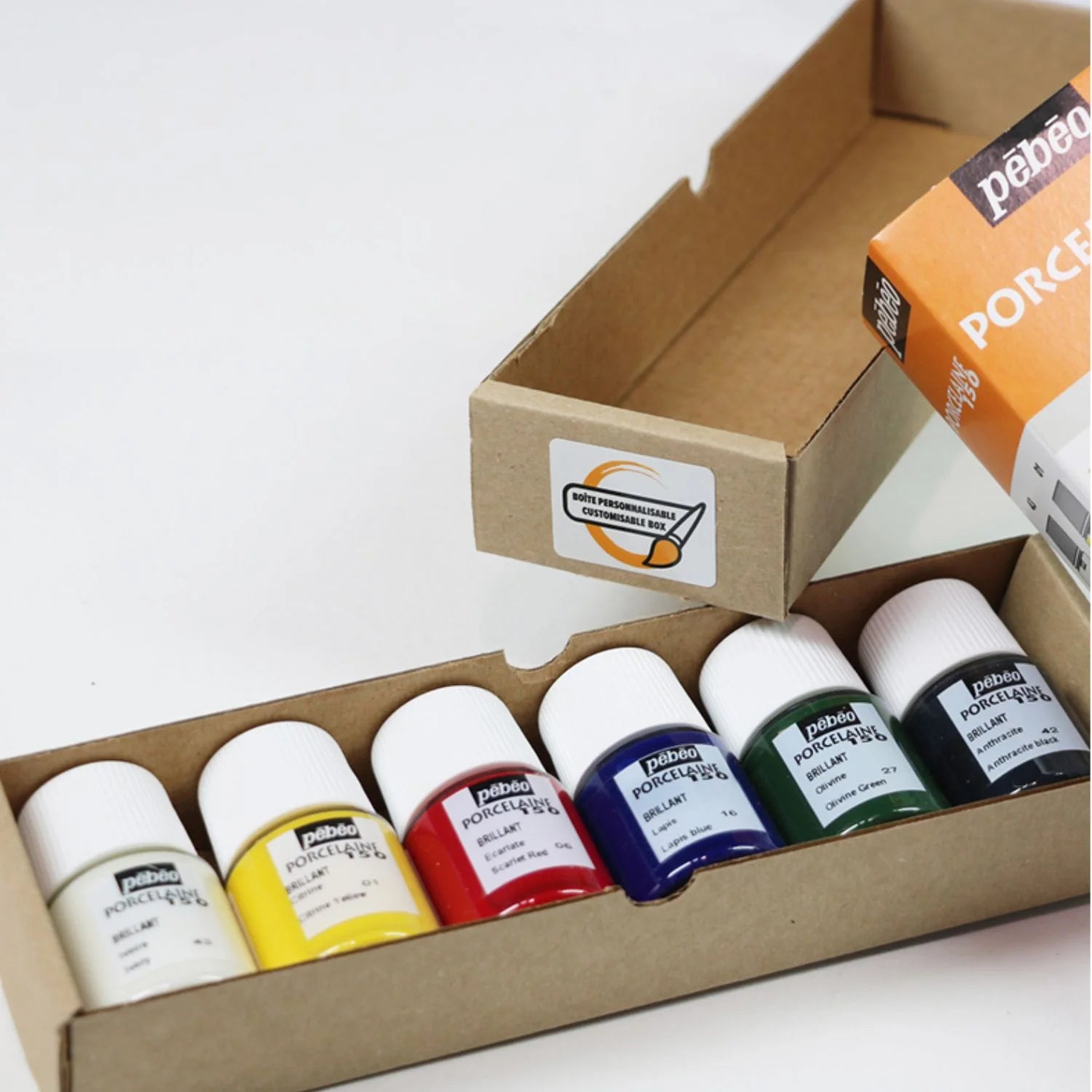 Pebeo 150 - Set 6 Pintura para Porcelana Bold 20 ml