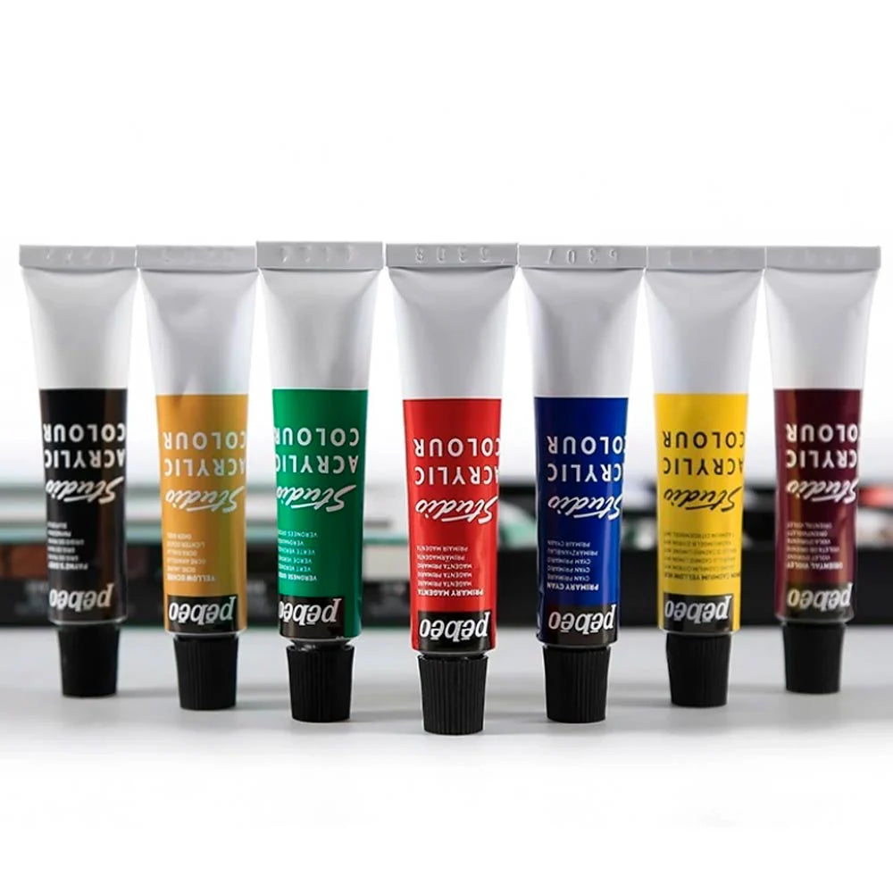Pebeo Studio - Set 12 Acrílicos Tubos 12 ml