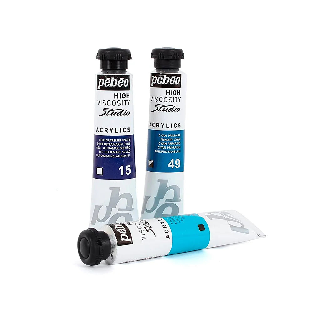 Pebeo Studio - Set 40 Acrílicos Tubos 20 ml