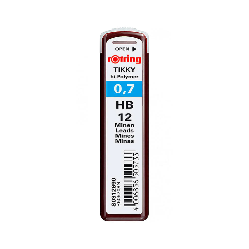 Rotring - Pack 12 Minas 0.7 mm
