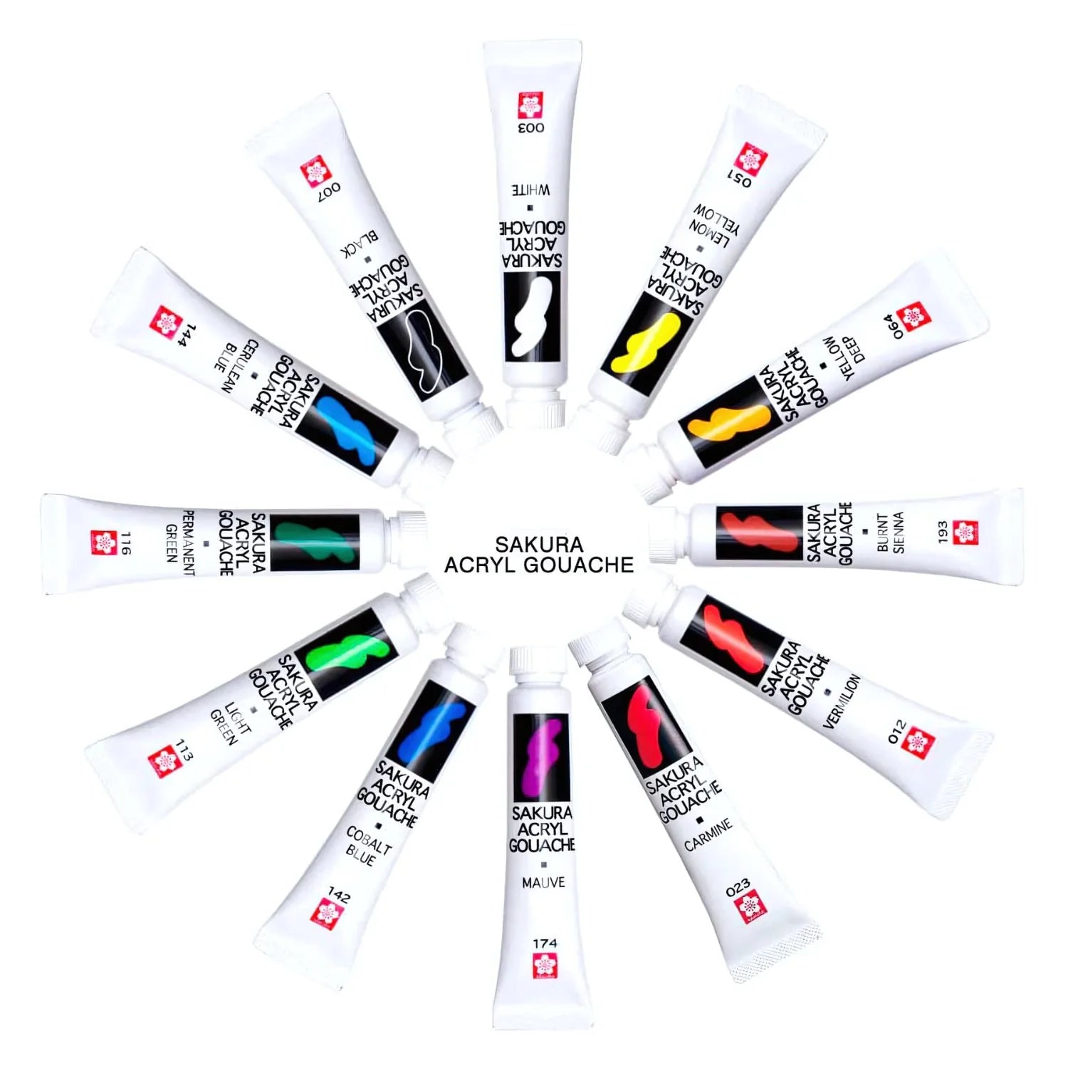 Sakura Acryl Gouache - Set 12 Pinturas Gouache