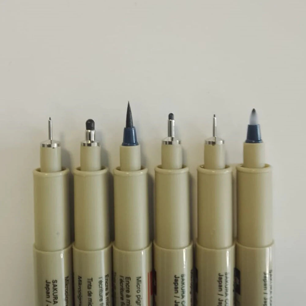 Set de Tiralínea Pigma Micron Sakura Manga Intermedio 6ud