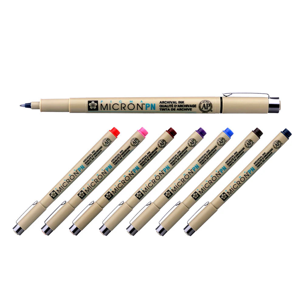 Set de Tiralínea Pigma Plastic Nib Sakura 8ud