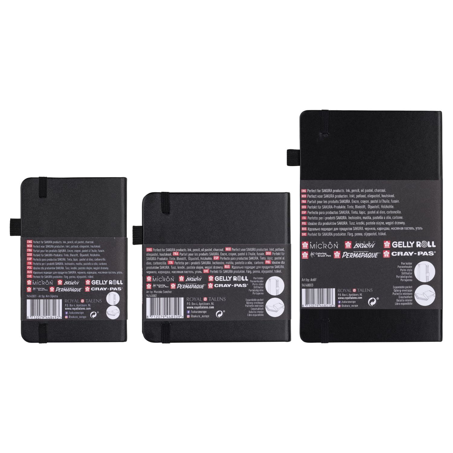 Sakura Sketch Note Book - Sketchbook Papel Blanco/Crema 80 Hojas, 140 g/m2