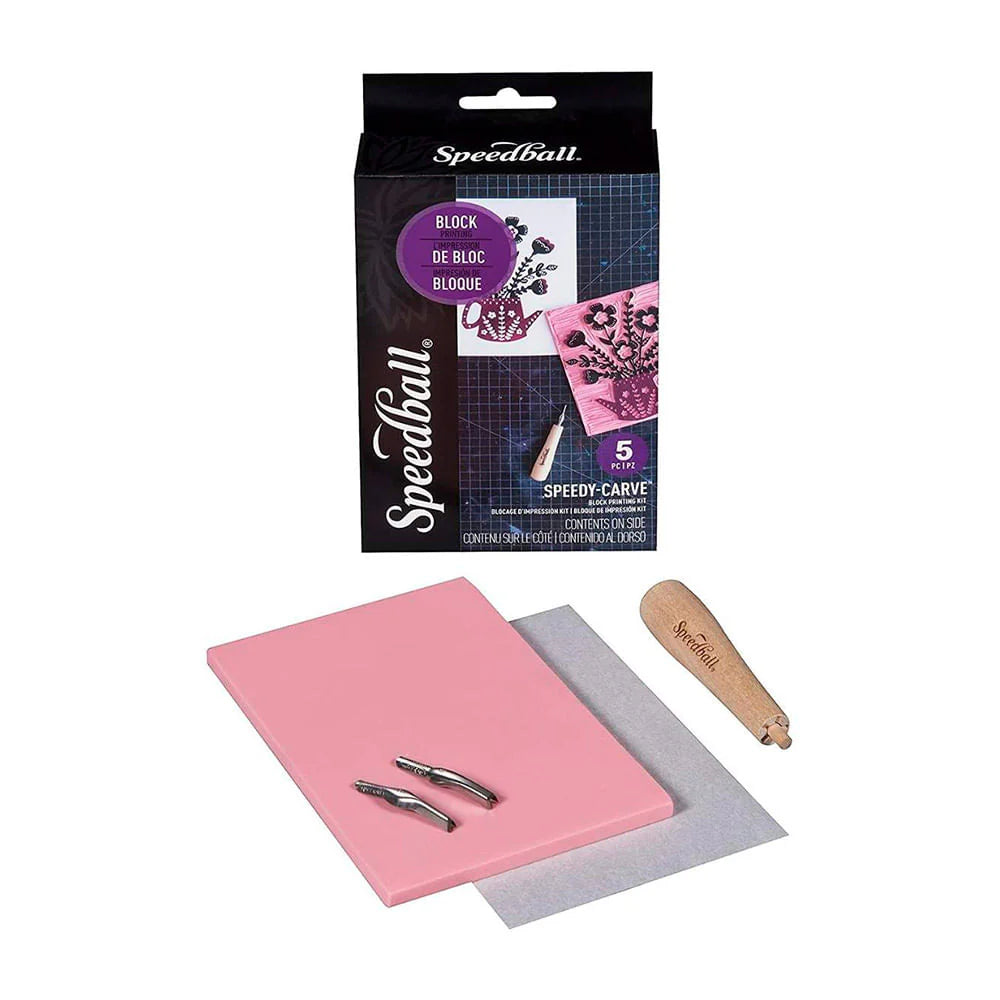 Speedball Speedy Carve - Kit Grabado en Linóleo Básico