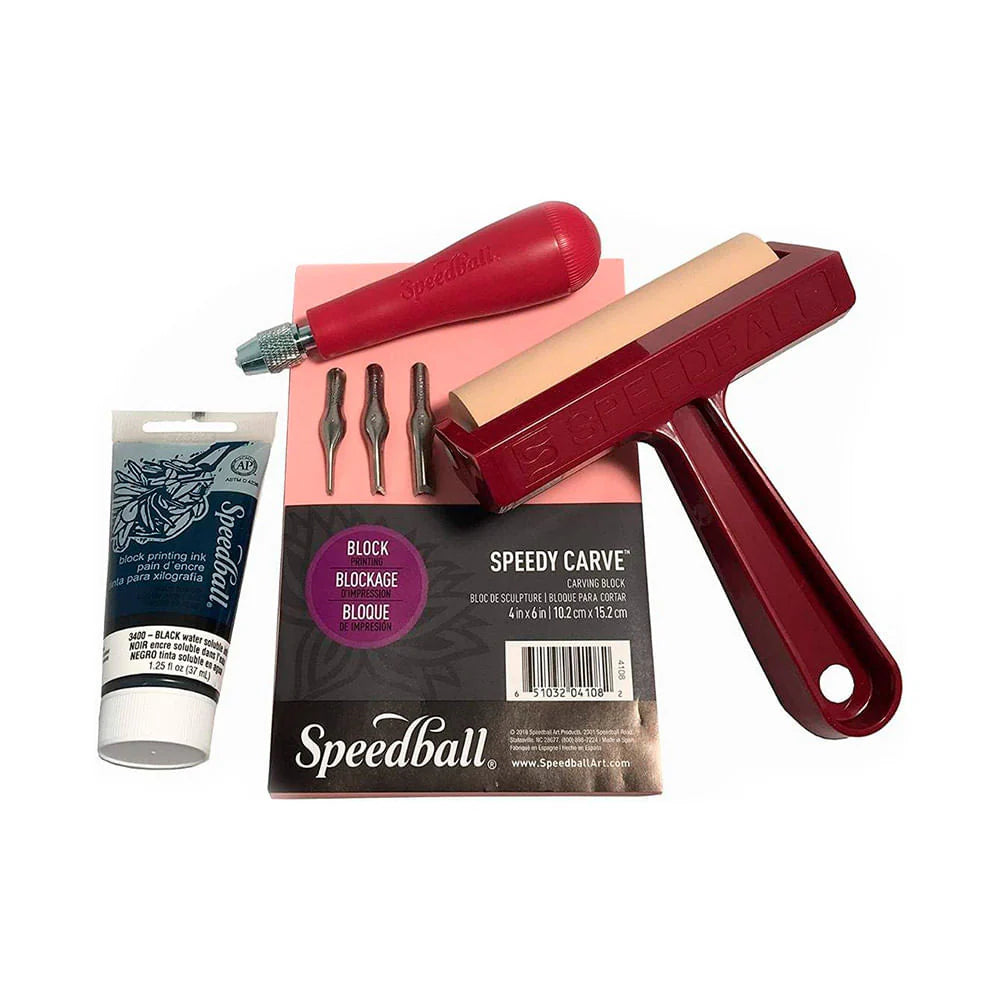 Speedball Speedy Carve - Kit Grabado en Linóleo Super Value
